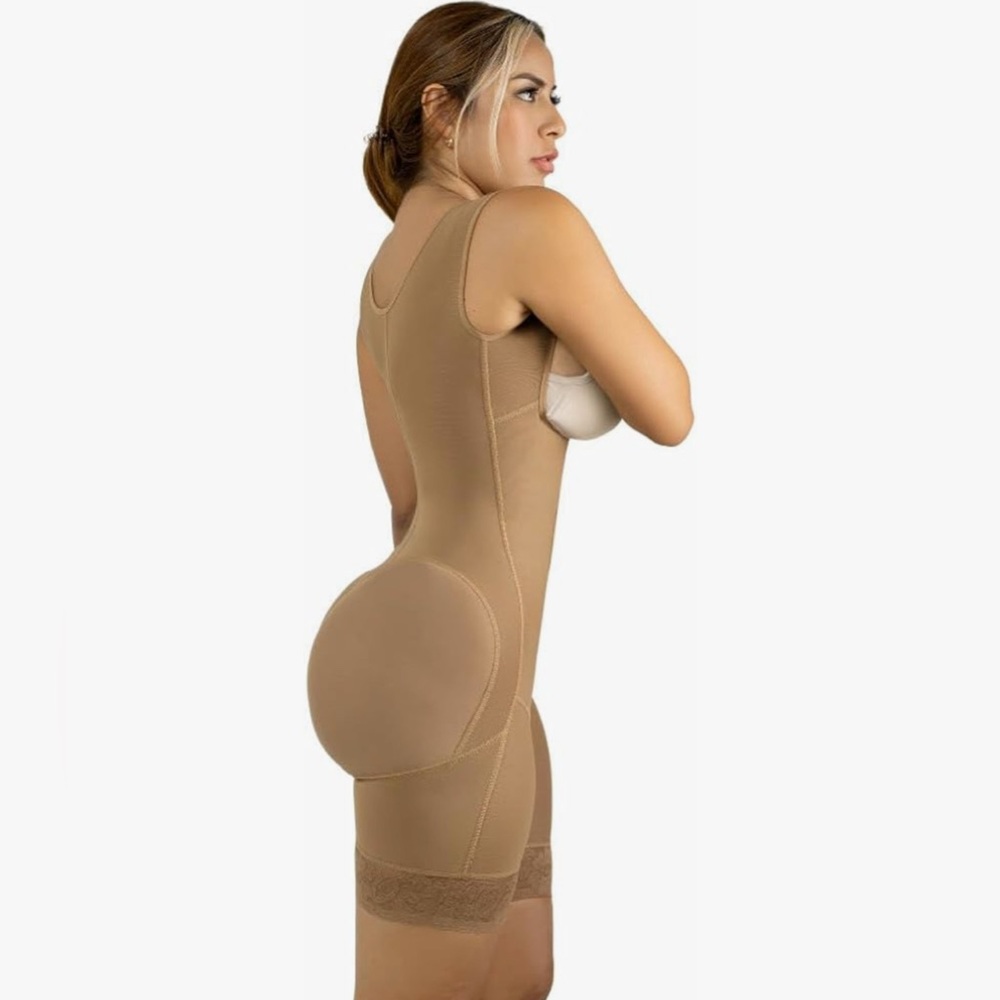 Express Beige Shapewear Bodysuit